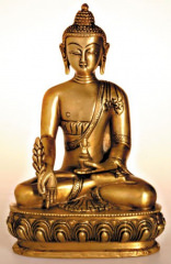 Buddha Medizin aus Messing 20 cm